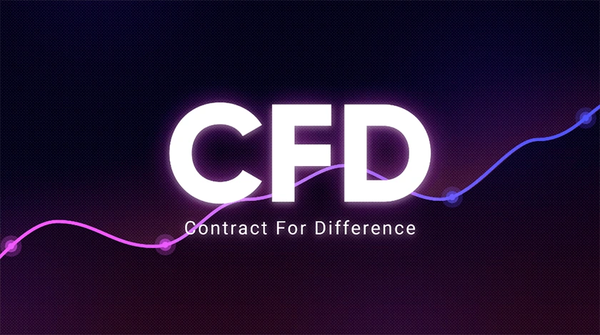 差价合约(CFD)的视觉说明,突出其允许交易者无需持有实际资产即可预测价格波动的特点。